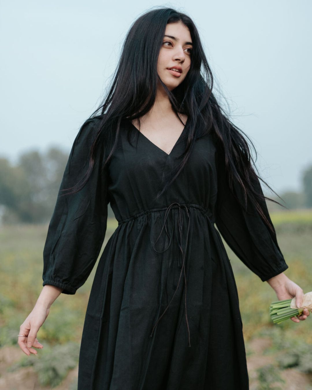 Black Rose Dress