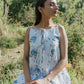 Blue Hydrangea Tie-Top