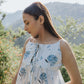 Blue Hydrangea Tie-Top