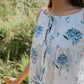 Blue Hydrangea Tie-Top