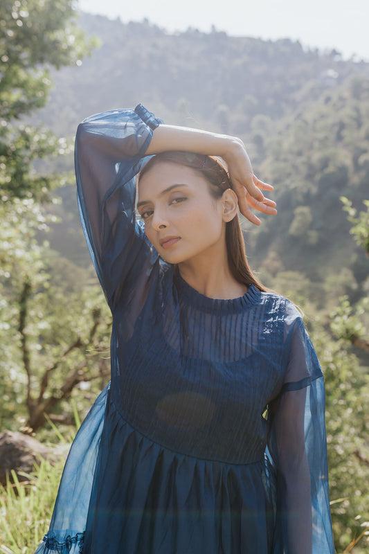 Blue Hour Pintuck Dress