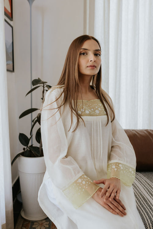 A Breath of Light Chanderi Kurta