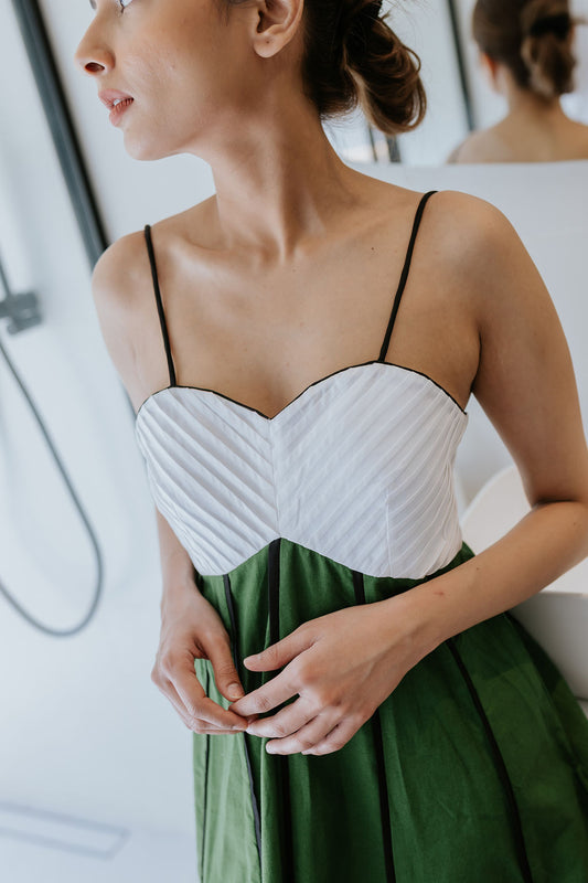 The Garden Pintuck Dress