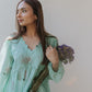 Mint Pink Scallop Top