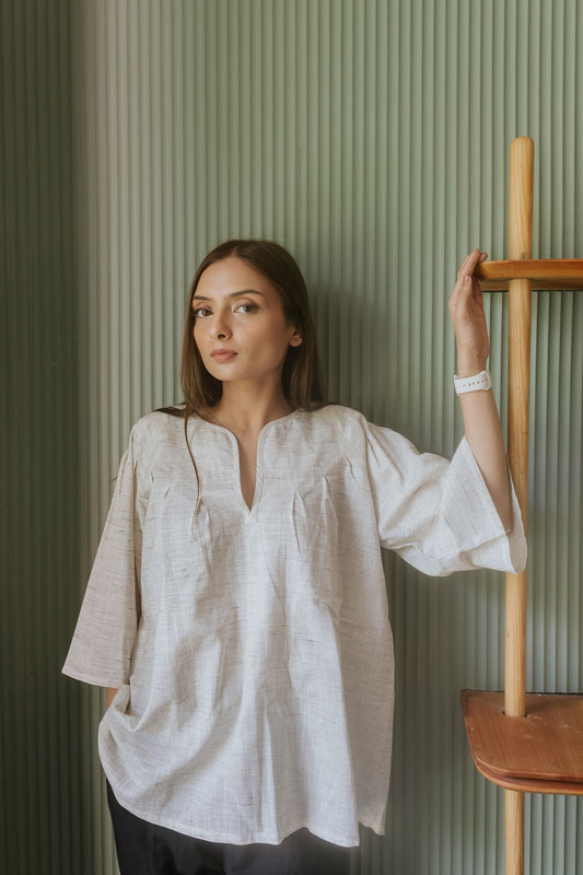 Kora Pleat Top
