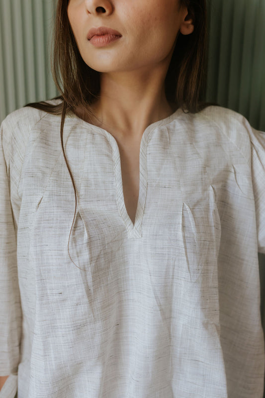 Kora Pleat Top