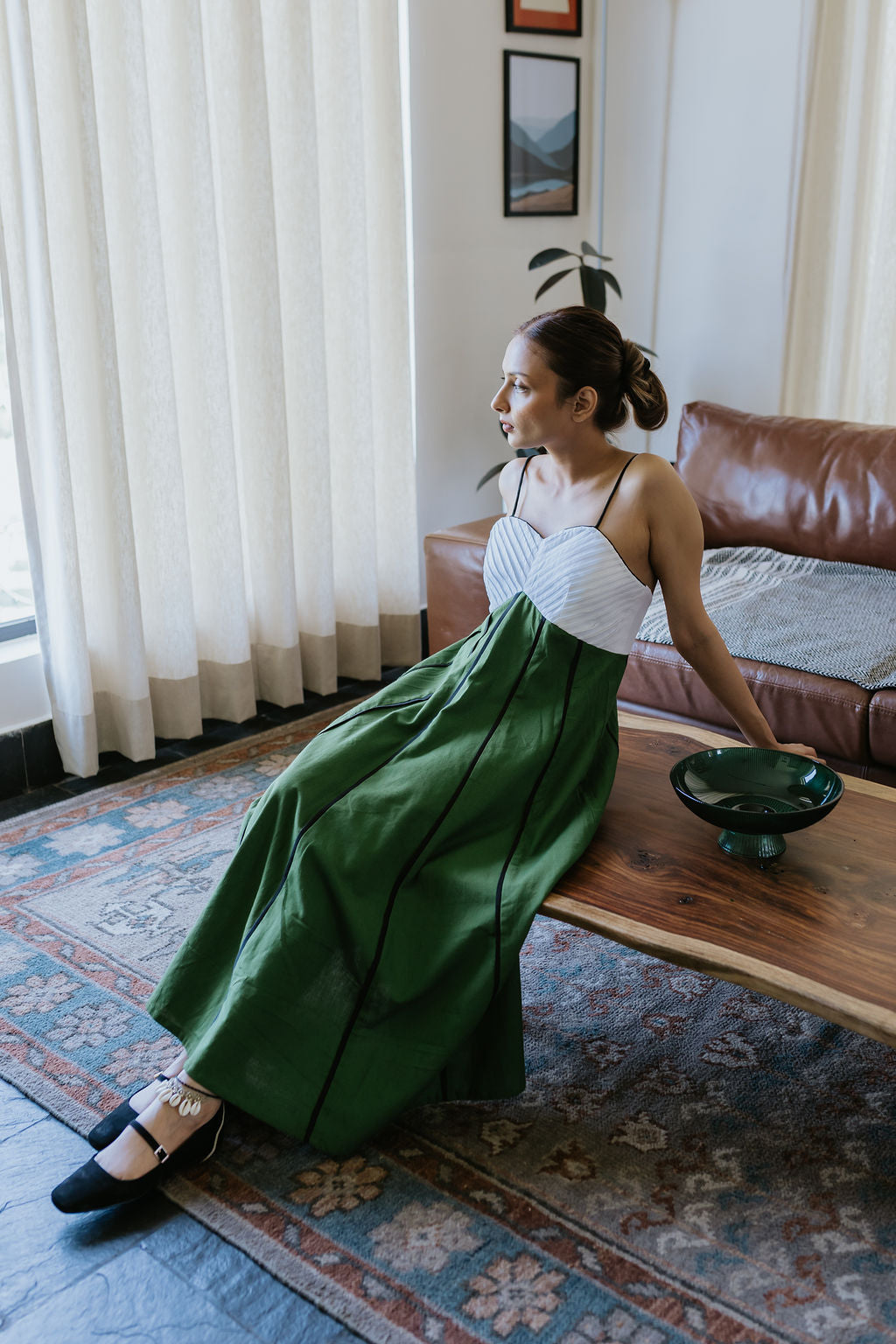 The Garden Pintuck Dress