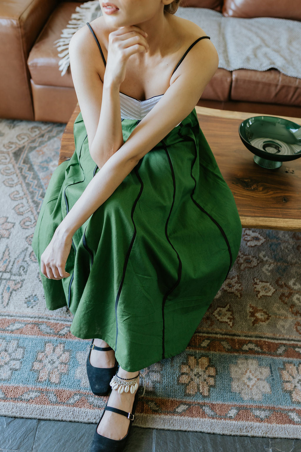 The Garden Pintuck Dress