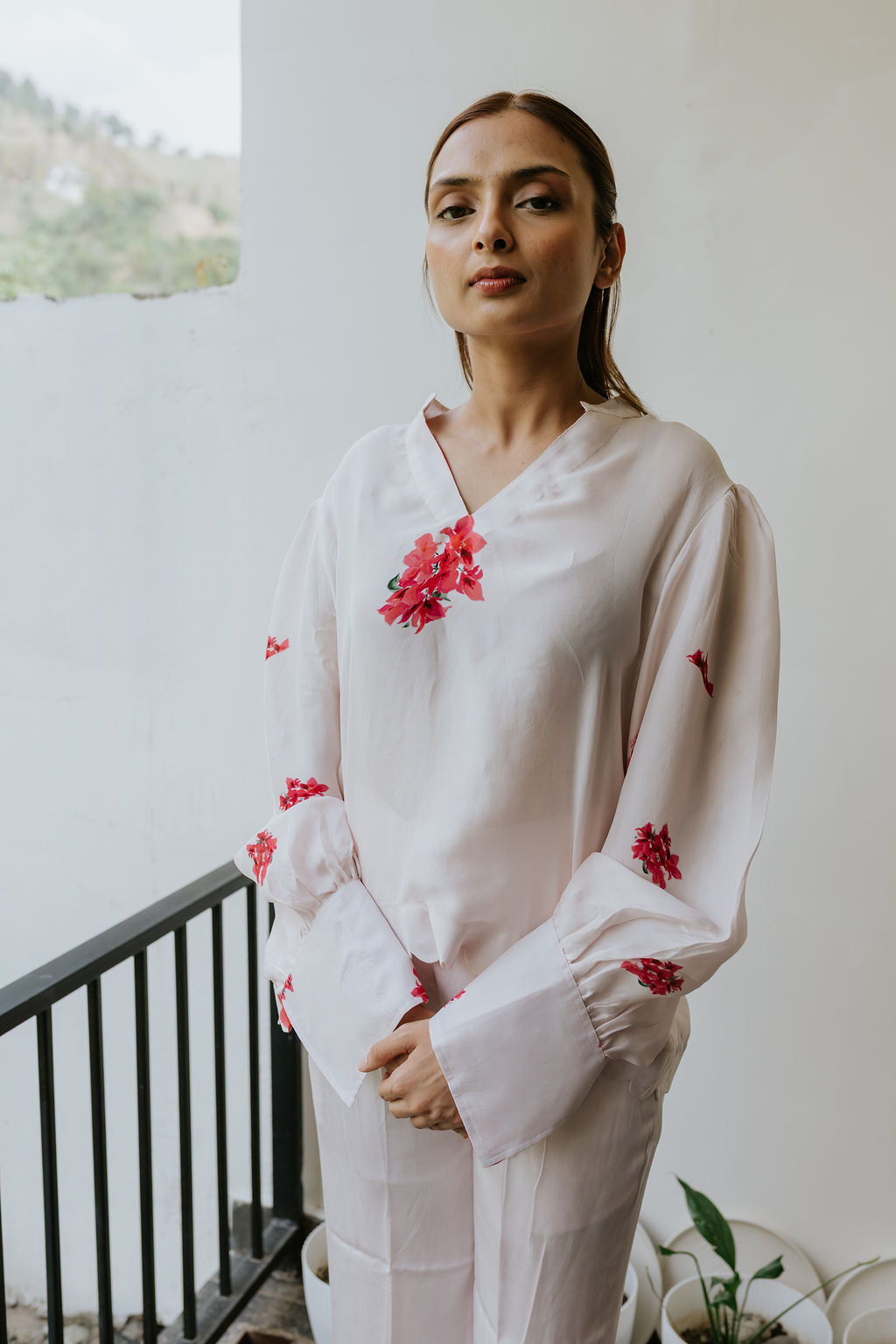 Soft Bougainvillea in the Wild Co-ord Set