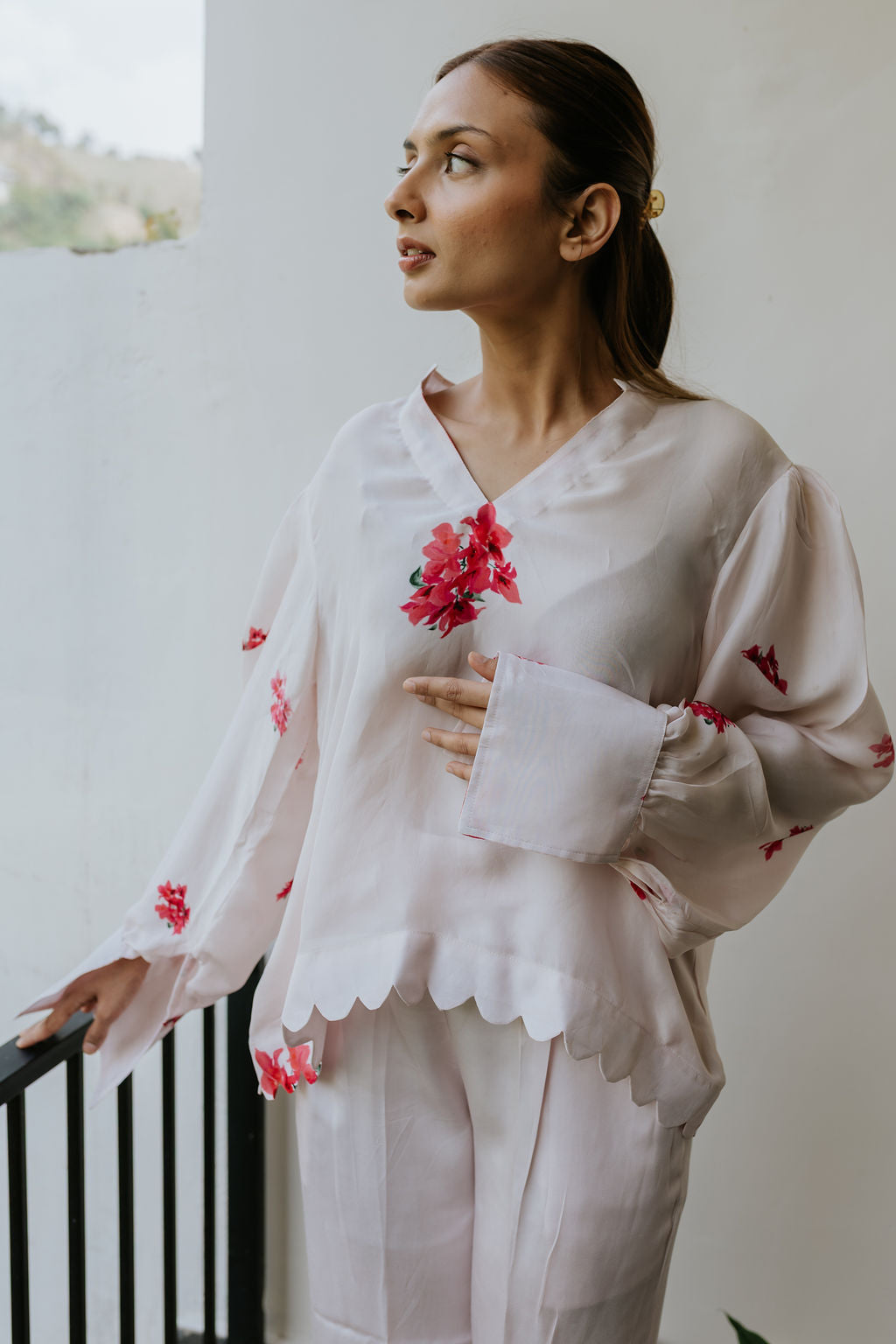 Soft Bougainvillea in the Wild Co-ord Set