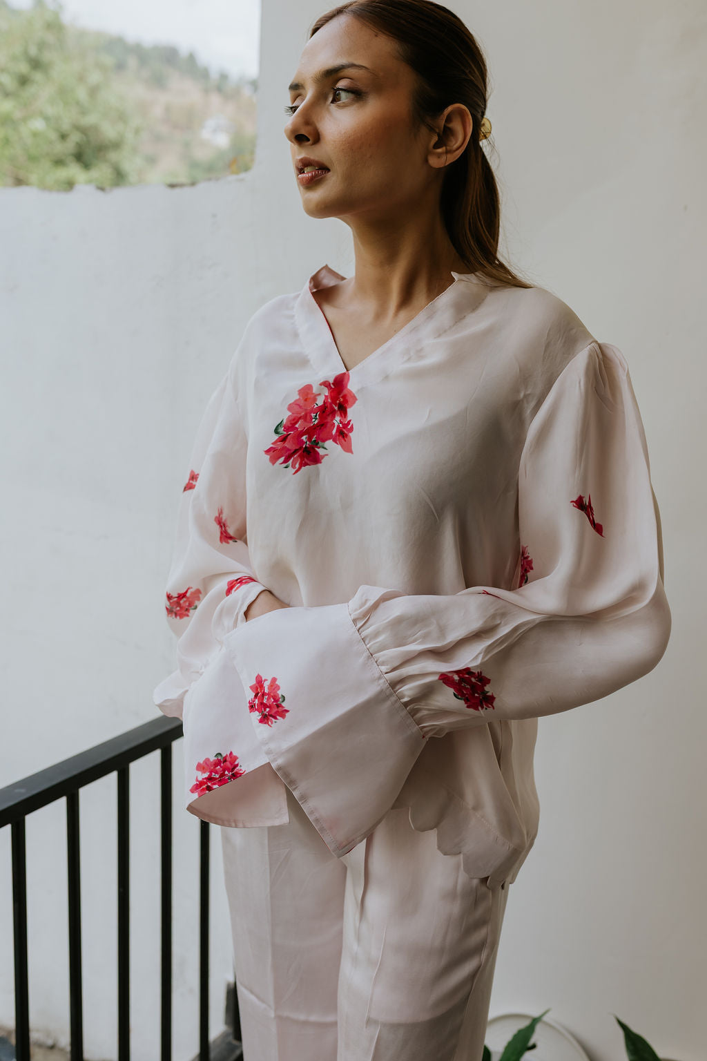 Soft Bougainvillea in the Wild Co-ord Set