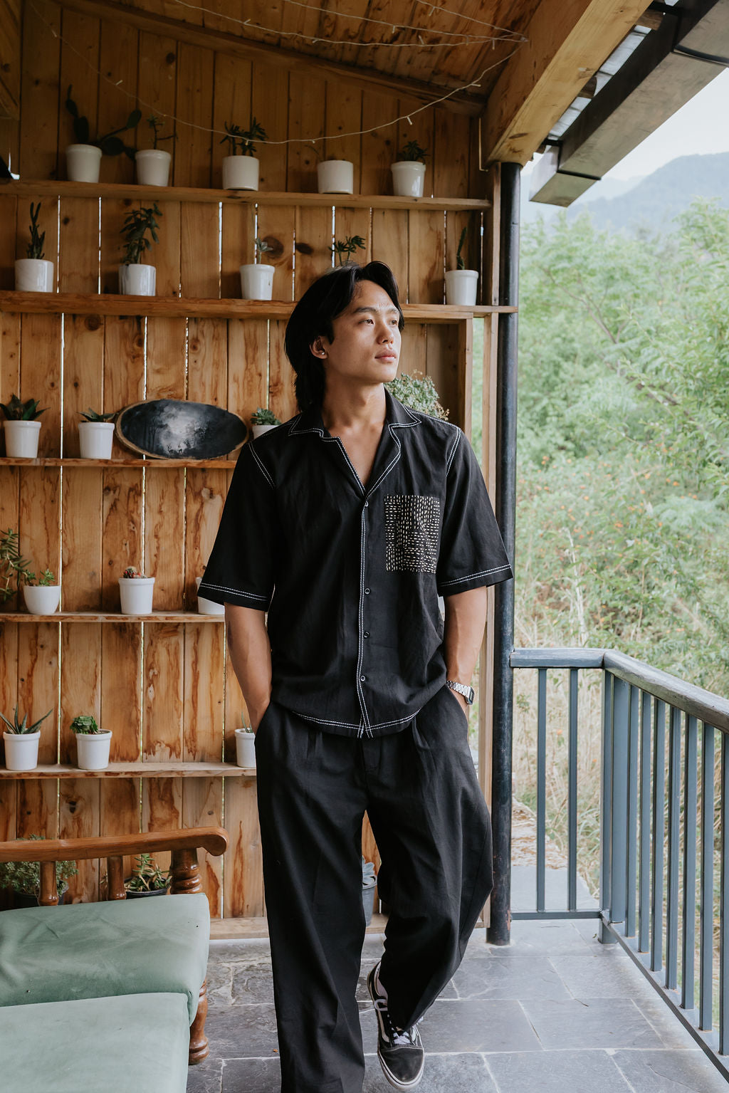 Black Salt linen Pants