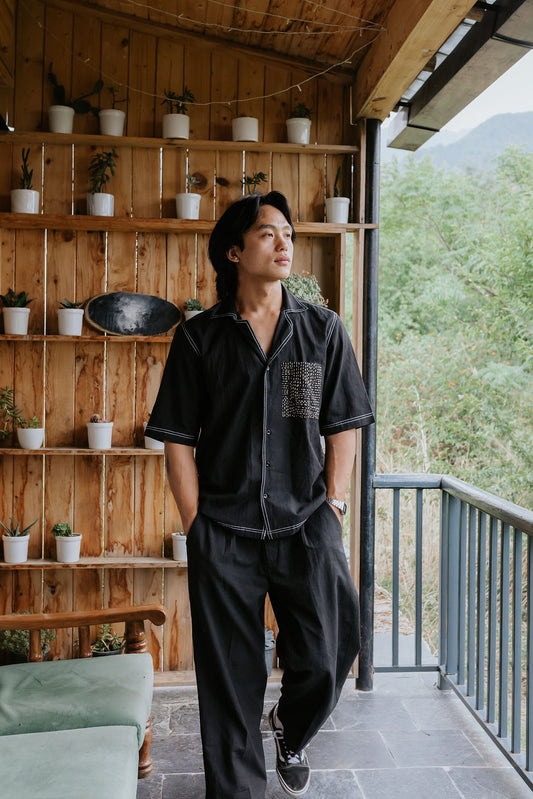 Black Salt linen Pants