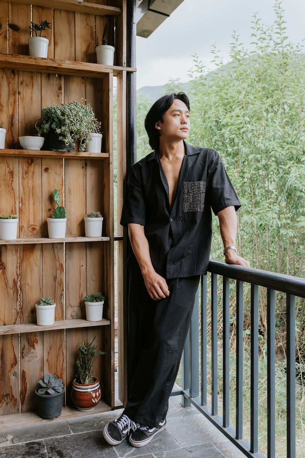 Black Salt linen Pants