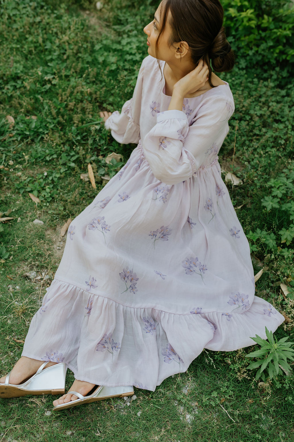 Moon Over Saffron Valley Dress