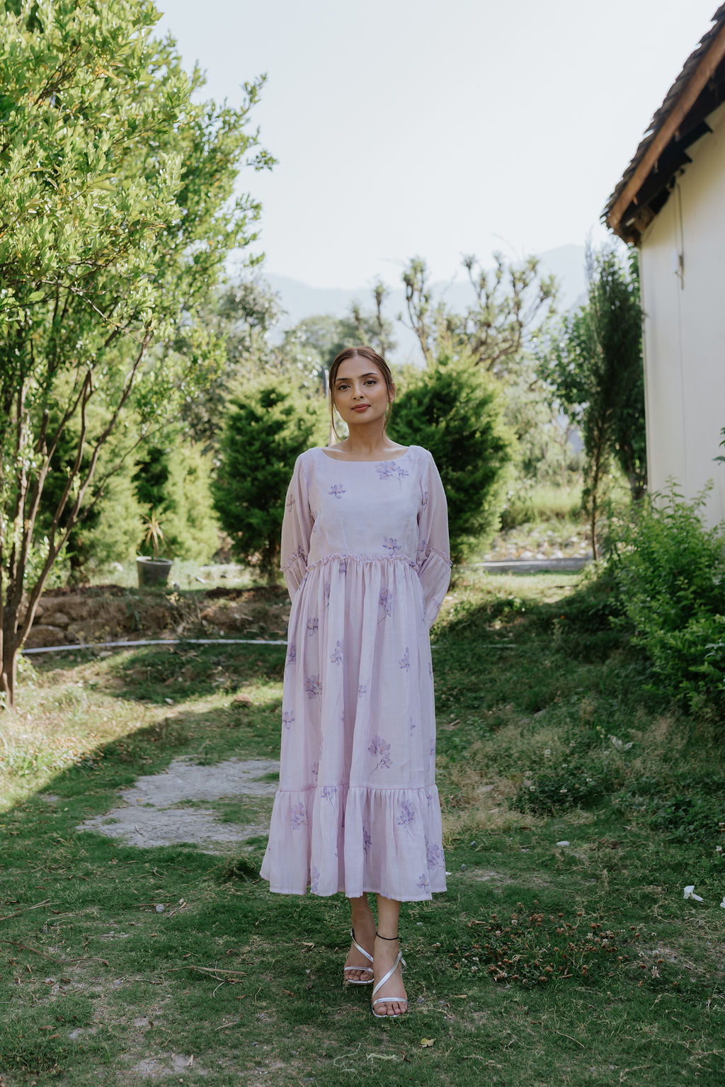 Moon Over Saffron Valley Dress