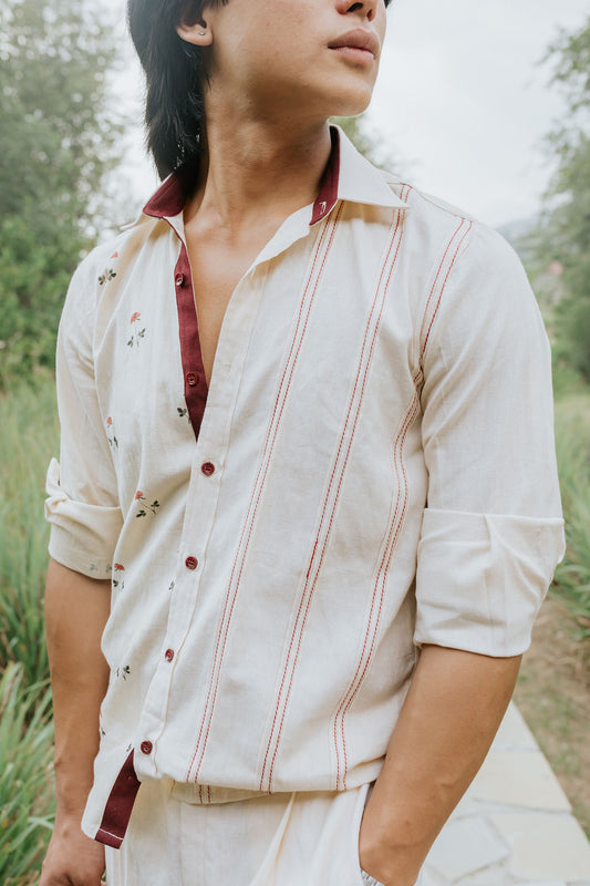 Roses on One Side Shirt
