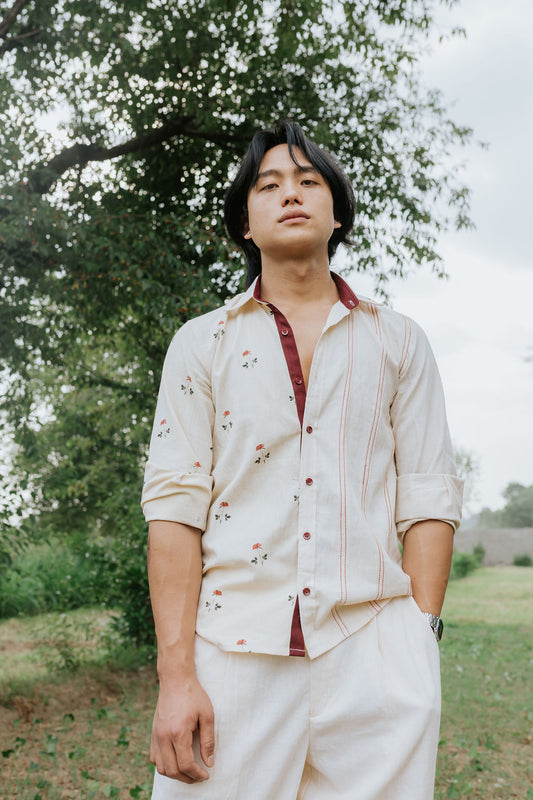 Roses on One Side Shirt