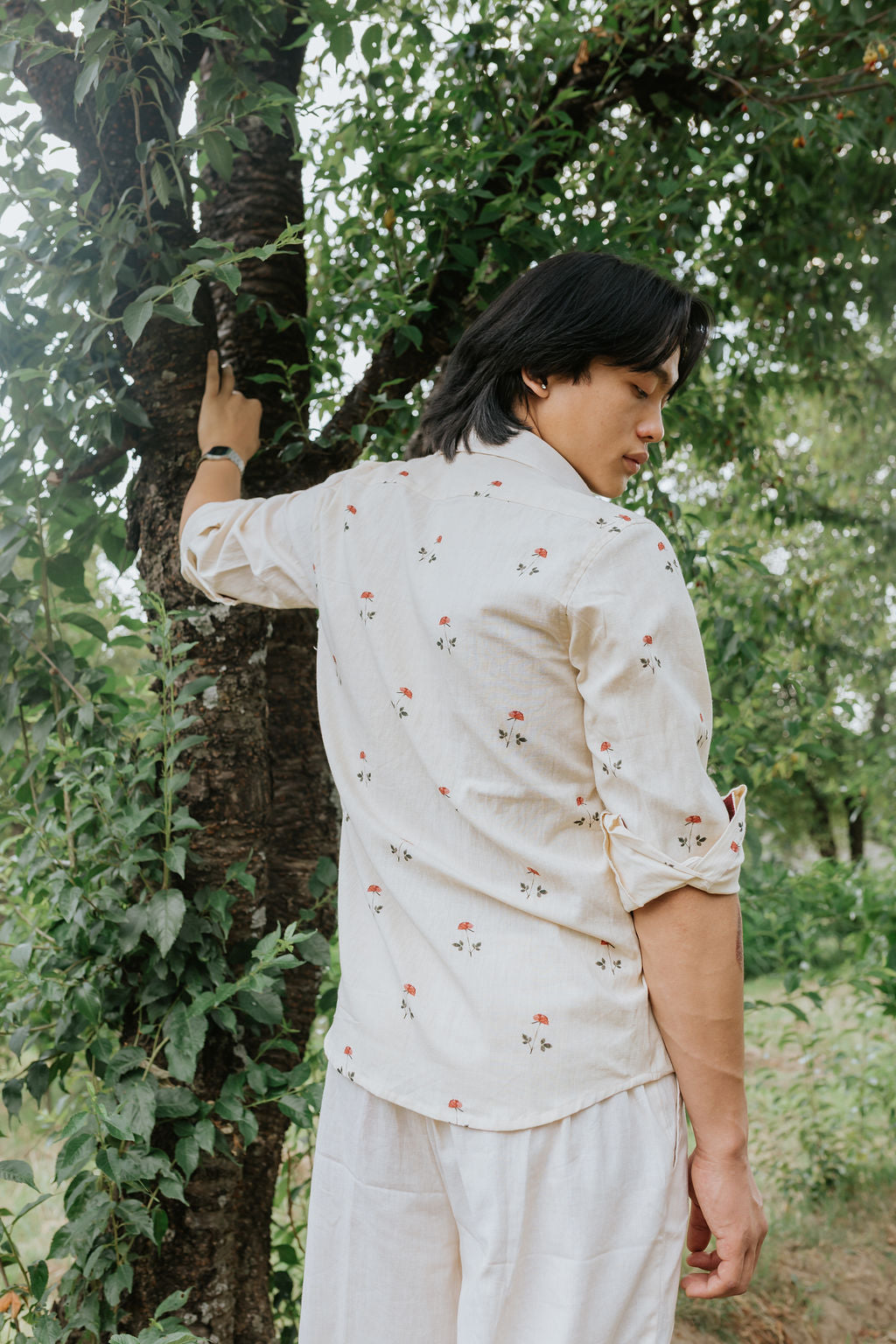 Roses on One Side Shirt