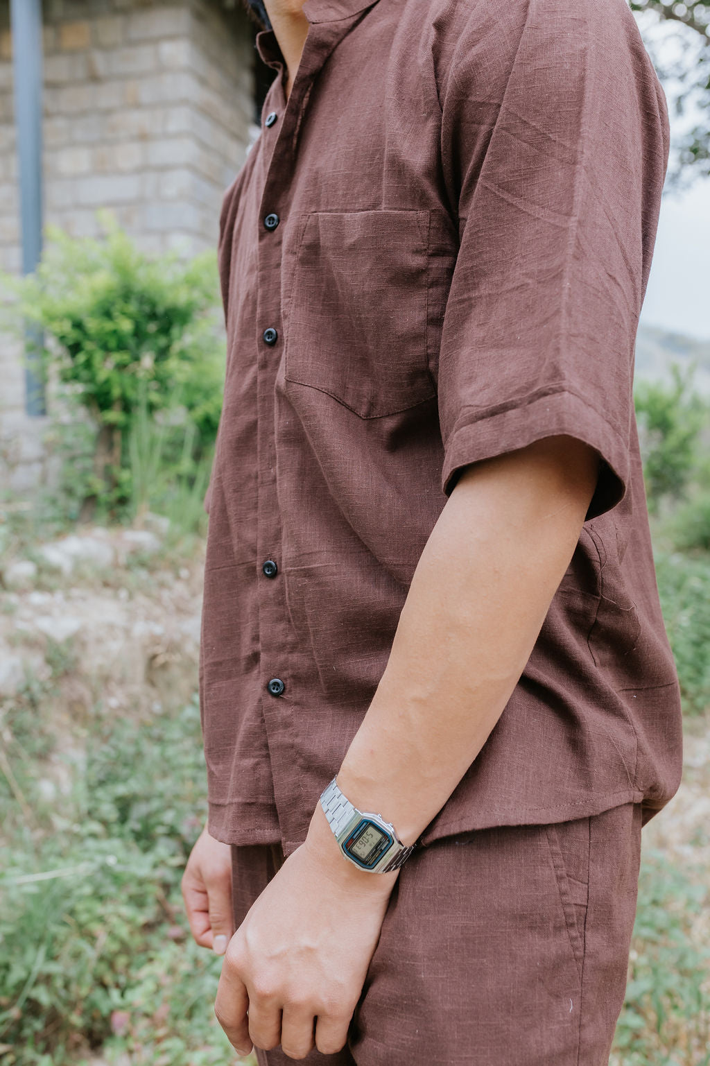 Mudstone Linen Co-ord Set