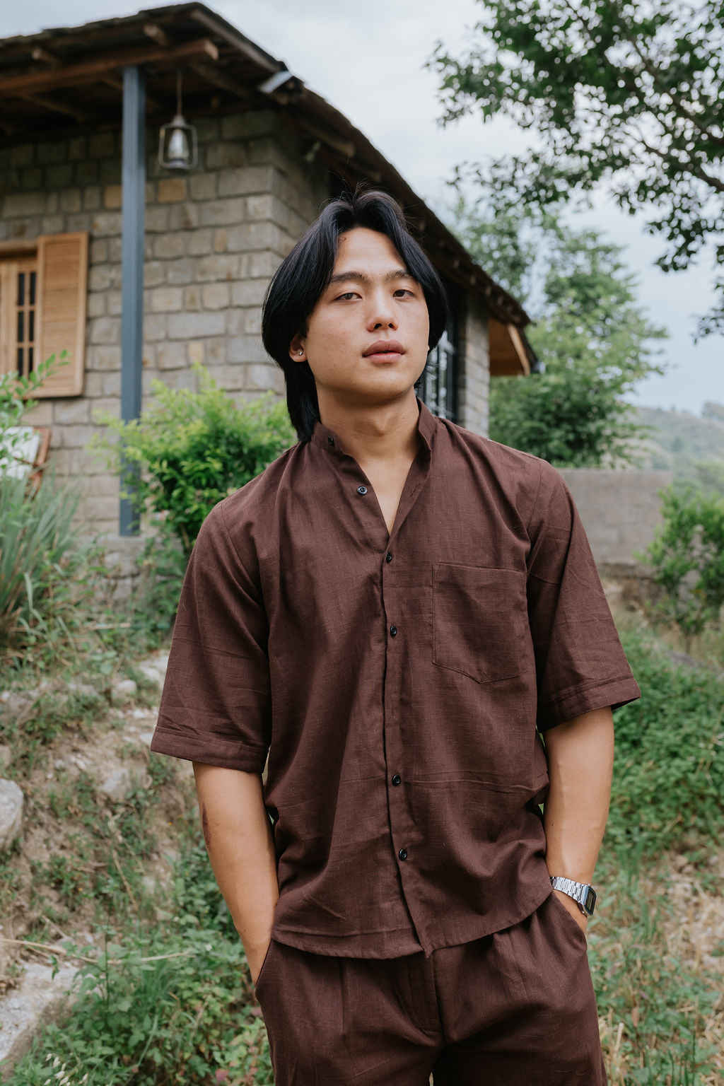 Mudstone Linen Co-ord Set