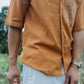 Hand-Embroidered Linen Shirt (Men)