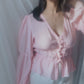 Blush Pink Buttoned Top
