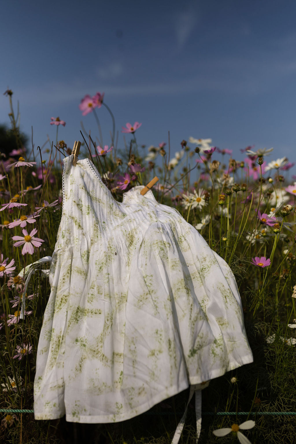 Neem Mulberry Pintuck top