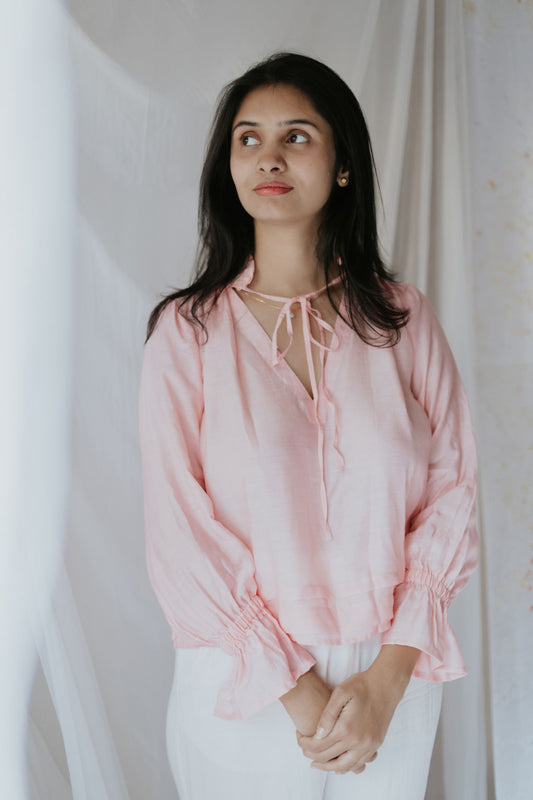 Soft Petal Pink Top