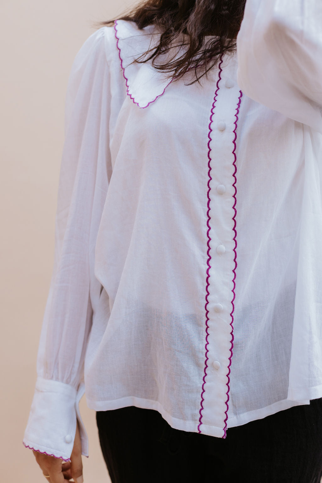 Purple Stitch Shirt