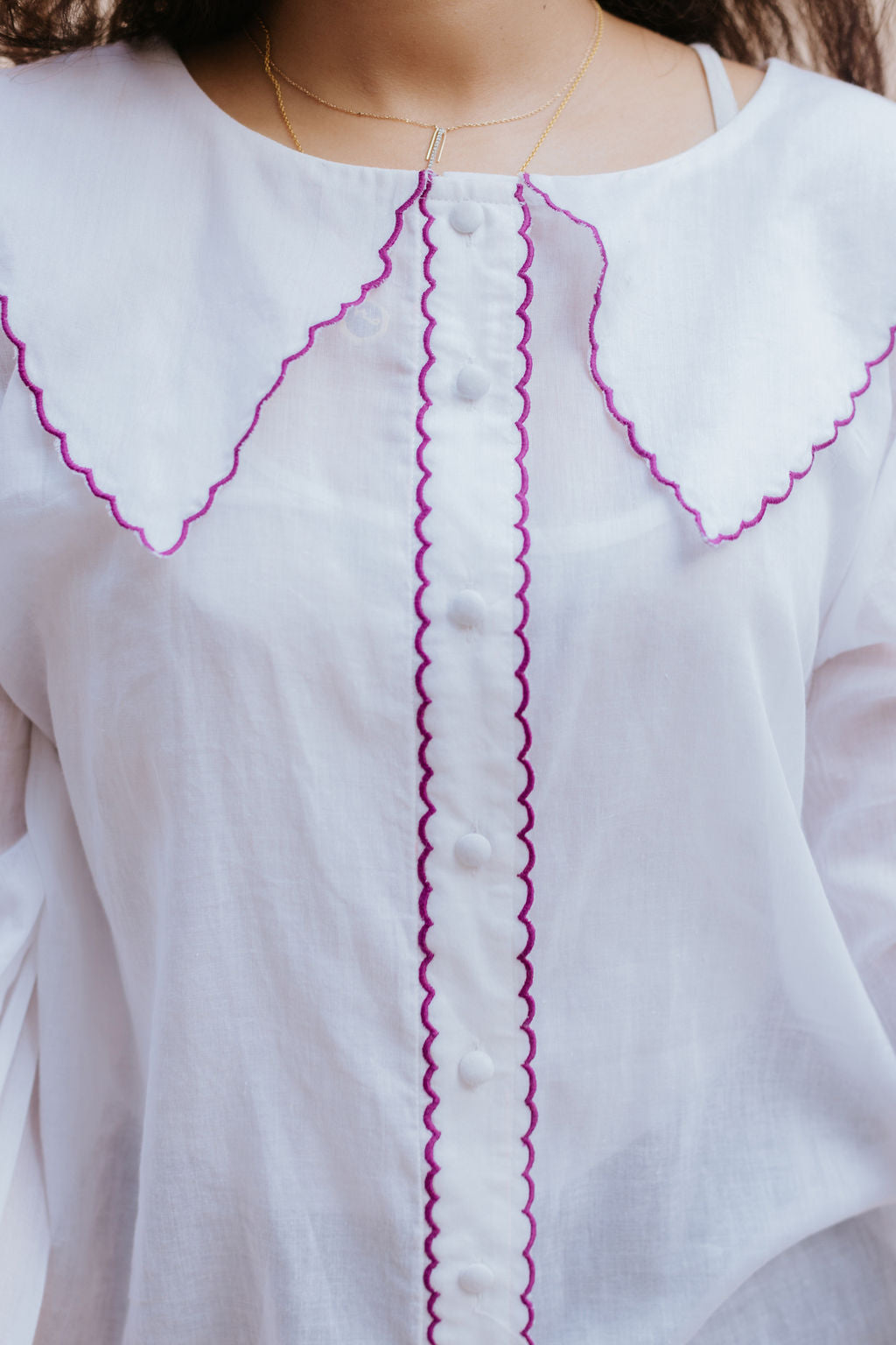 Purple Stitch Shirt