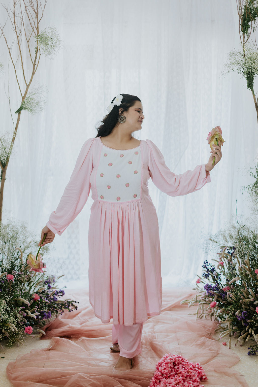 Pastel Phulwari Set