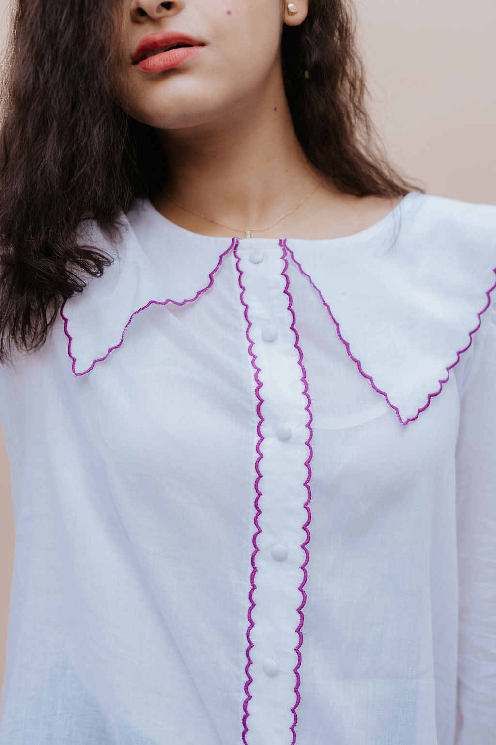 Purple Stitch Shirt