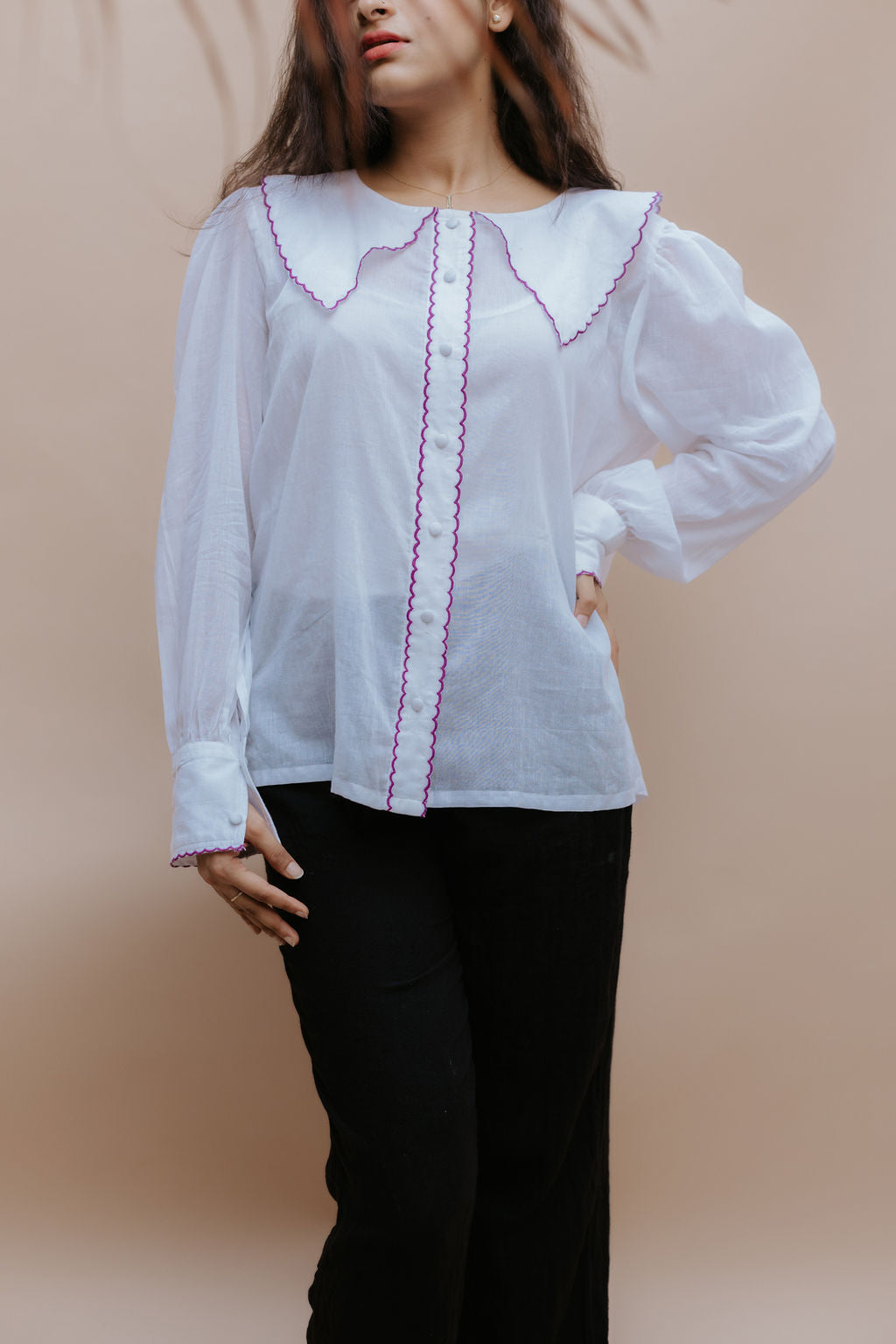 Purple Stitch Shirt