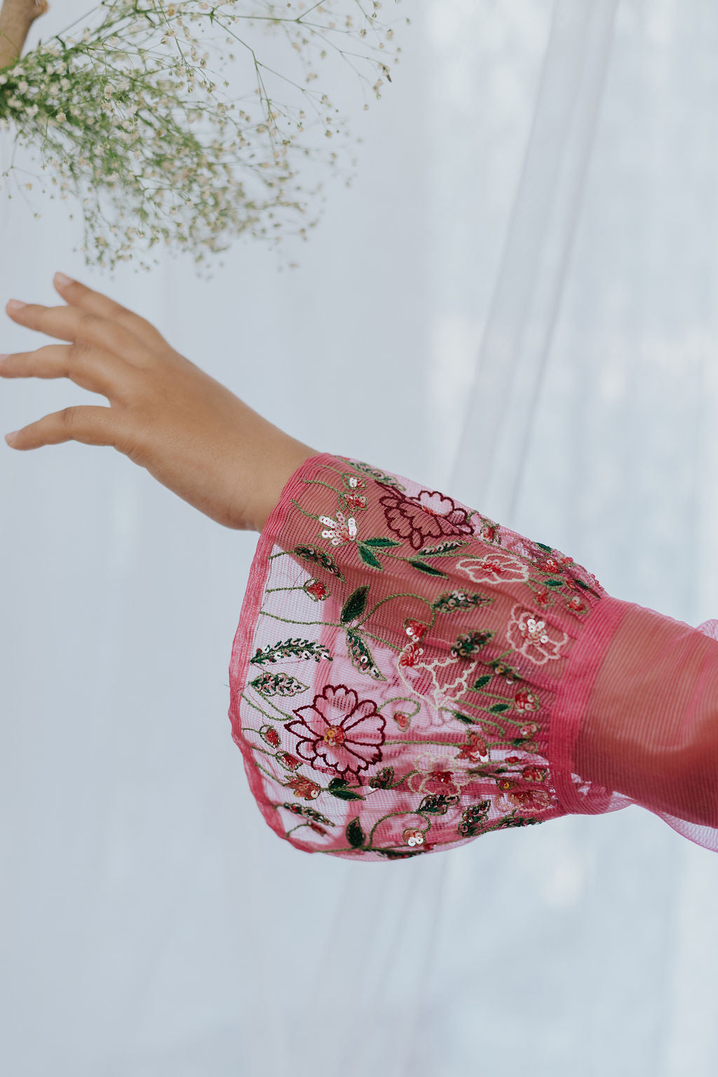 Rubaab Chanderi Kurta Pant Set