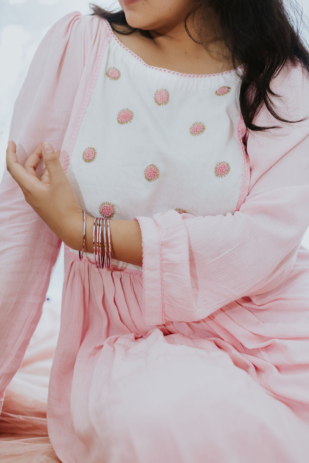 Pastel Phulwari Set