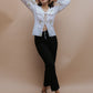 Leafy Collared Full-Sleeved Shirt