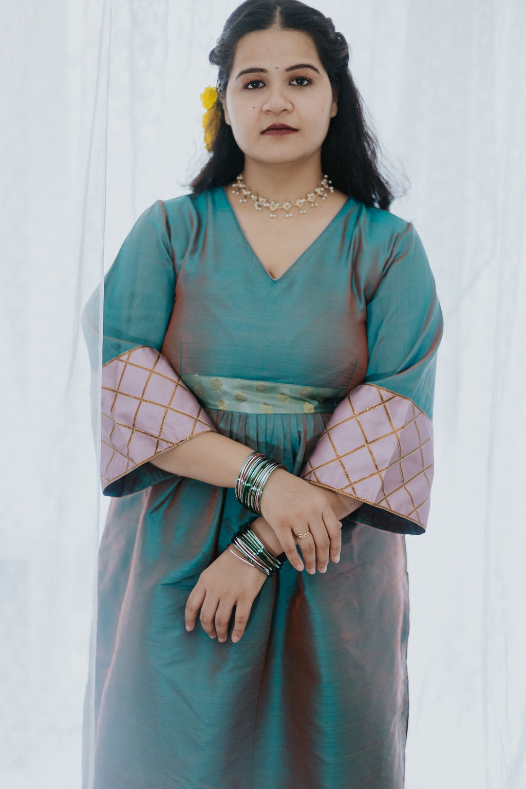 Morpankh Kurta Set