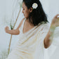 Hanns-vali-Safed Saree