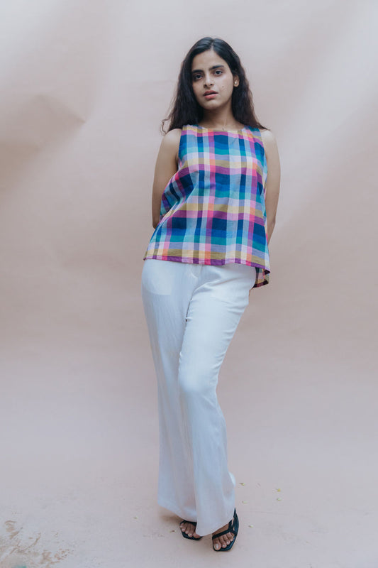 Joy Check Top