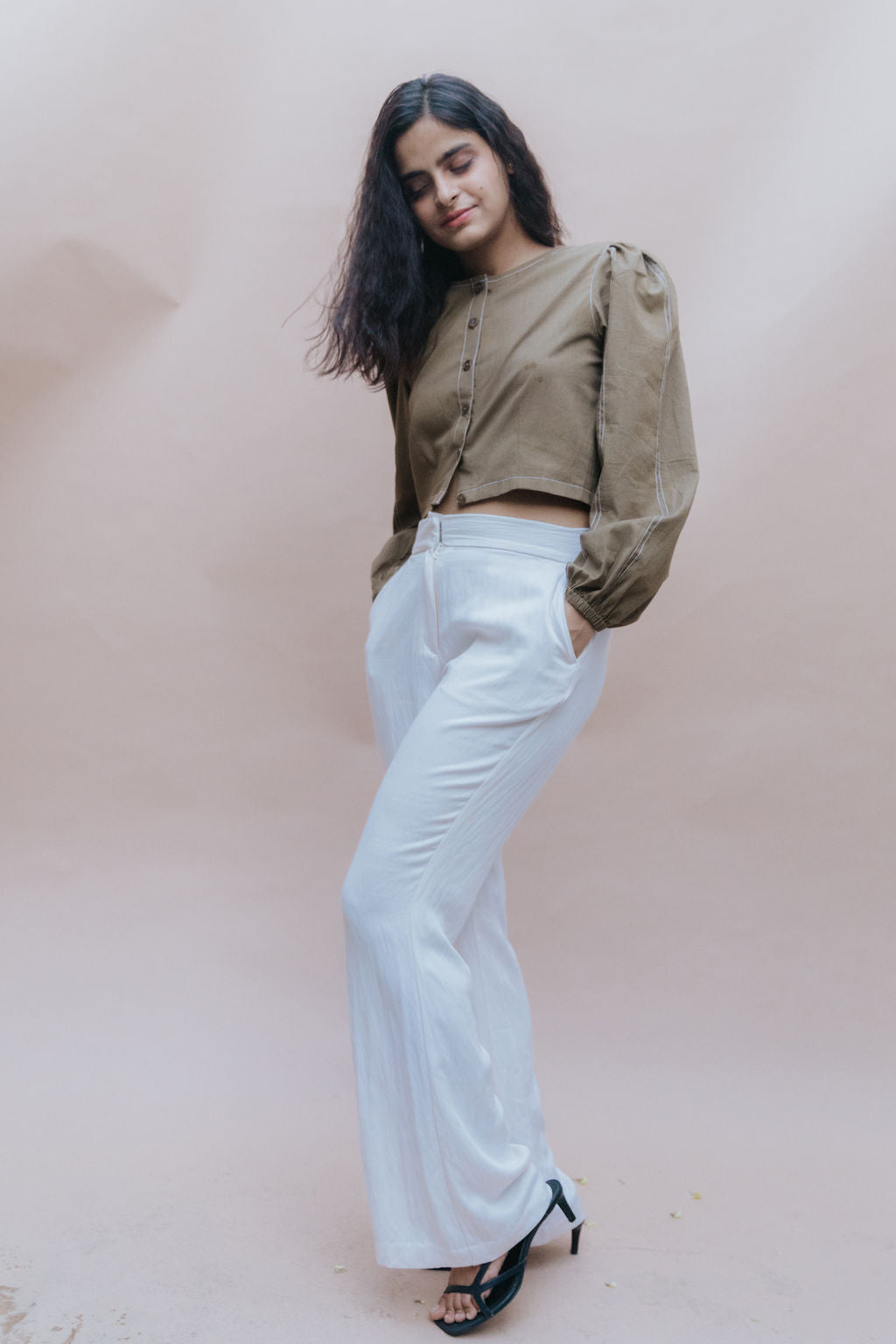 Chestnut Charm Cotton Shirt