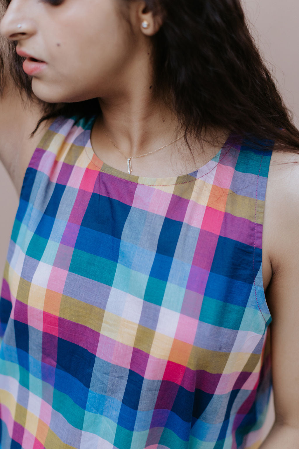 Joy Check Top