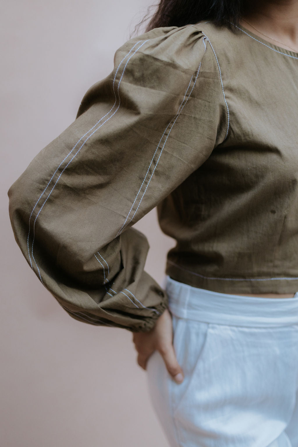 Chestnut Charm Cotton Shirt