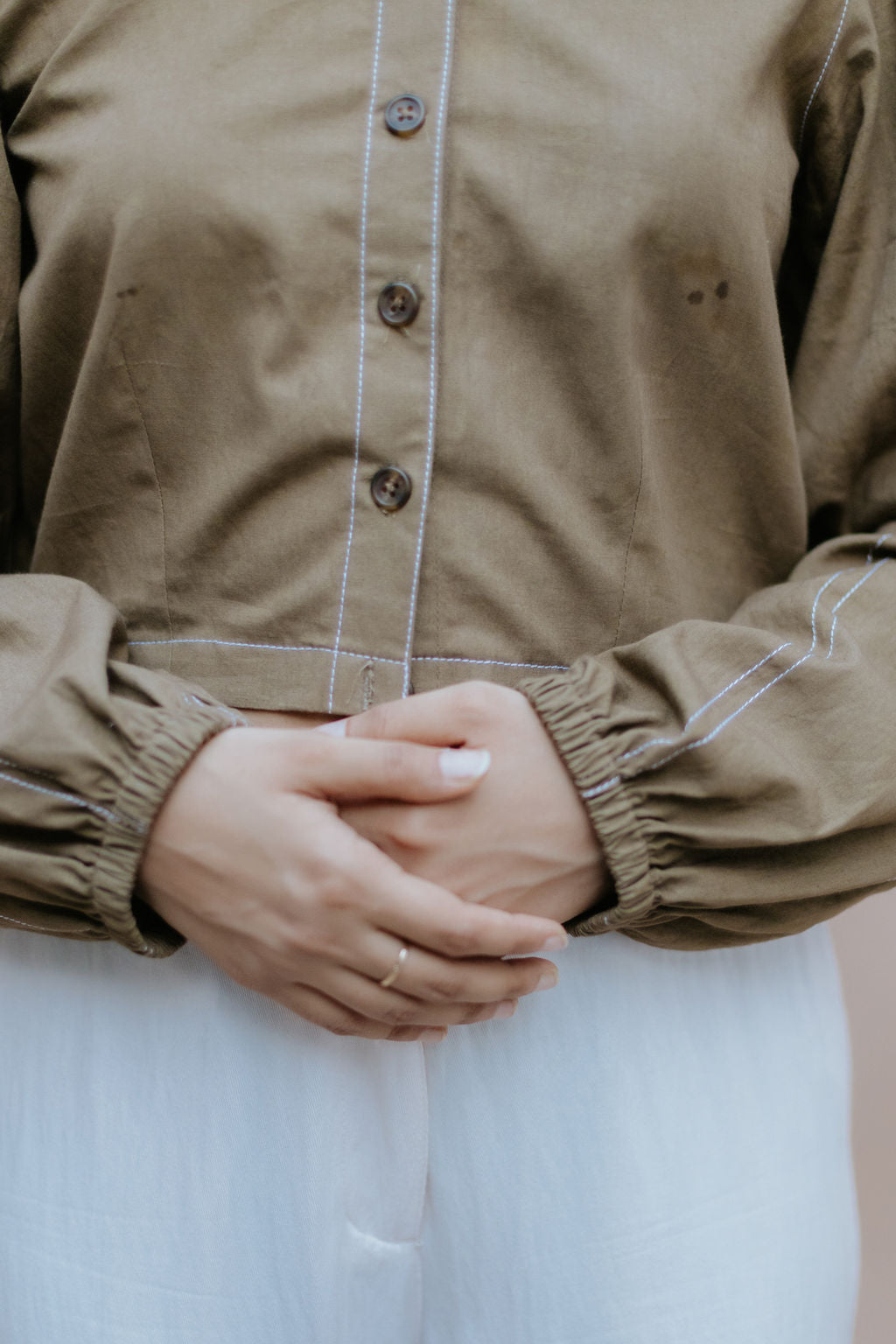 Chestnut Charm Cotton Shirt