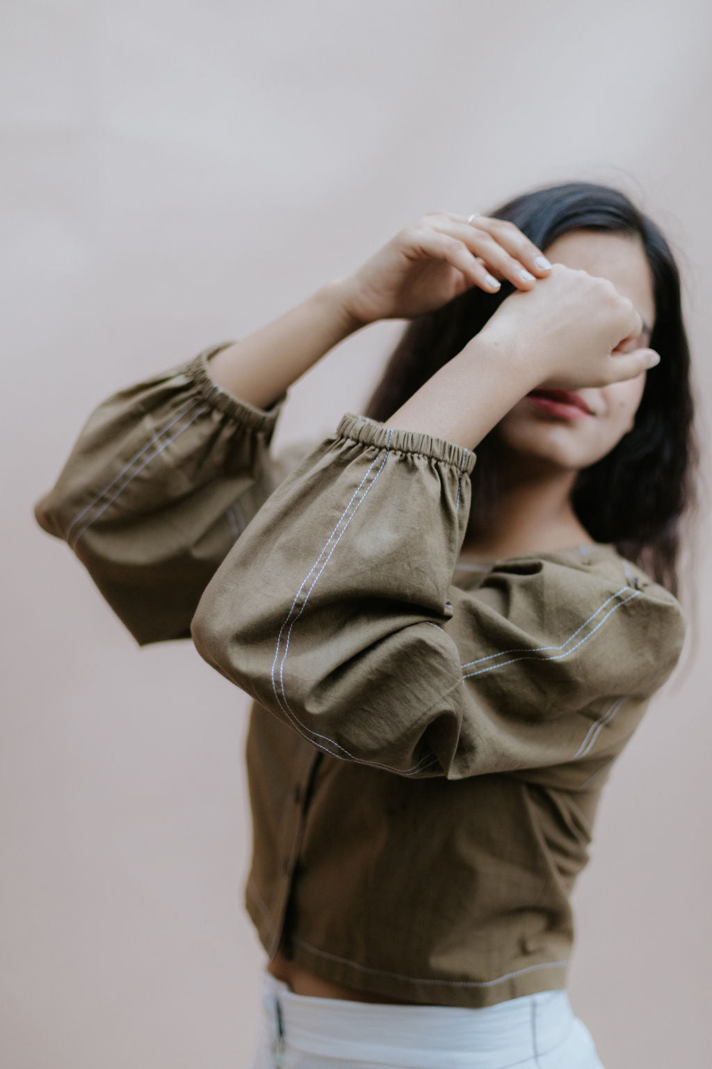 Chestnut Charm Cotton Shirt