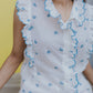 Hydrangea Frill Shirt