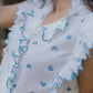 Hydrangea Frill Shirt