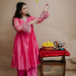 Rubaab Chanderi Kurta Pant Set
