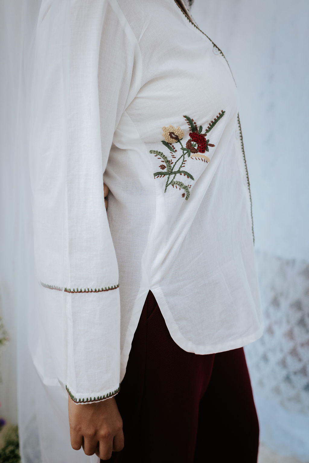 Pintuck Collar vali Kameez