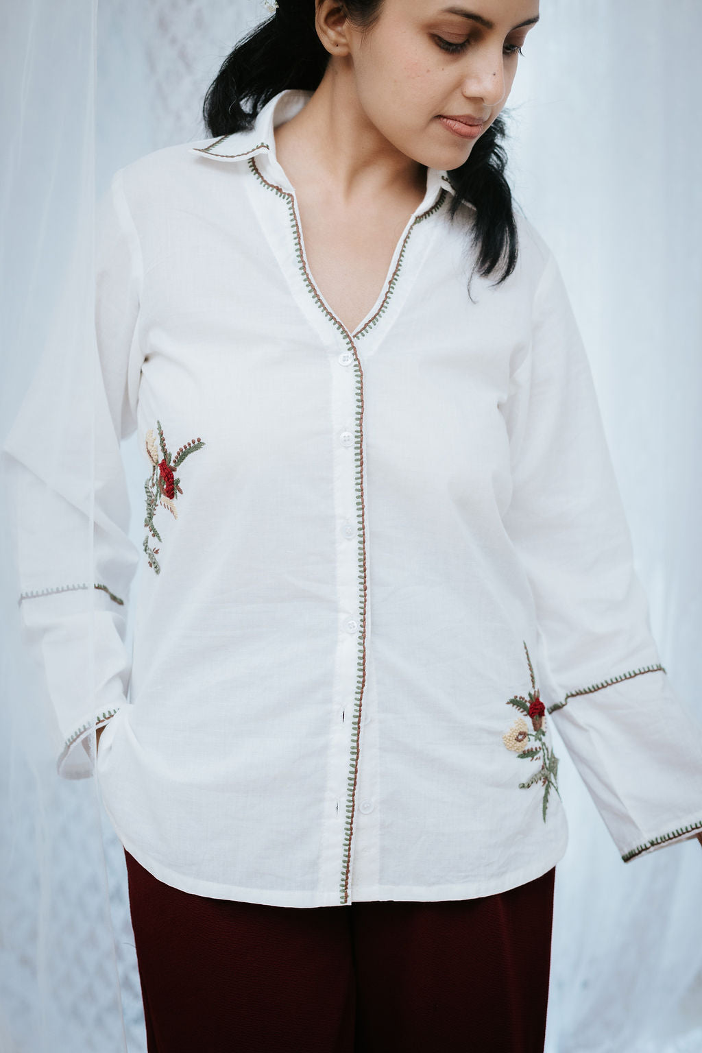 Pintuck Collar vali Kameez
